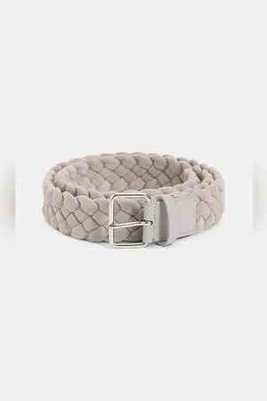 JACK & JONES Light Beige Braided Belt