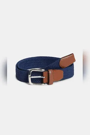 JACK & JONES Navy Blue Braided Belt