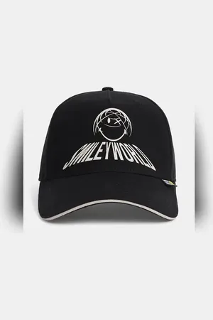 JACK & JONES SMILEY Black Baseball Cap