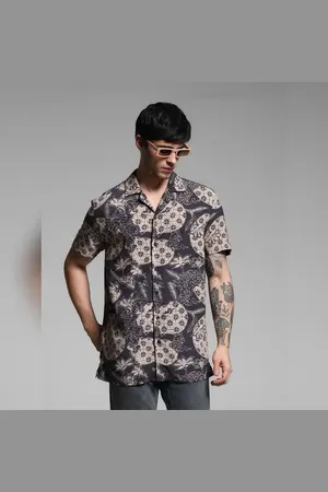 JACK & JONES Black Floral Comfort Fit Shirt