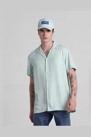 JACK & JONES Light Green Short Sleeves Shirt