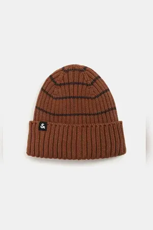 JACK & JONES Brown Knitted Beanie