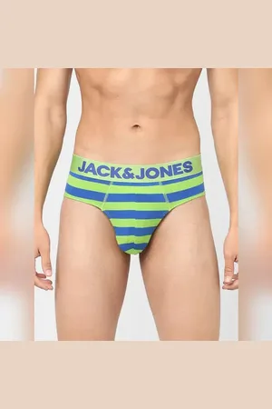 JACK & JONES Green Striped Briefs