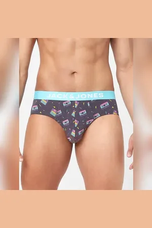 JACK & JONES Purple Cassette Printed Briefs