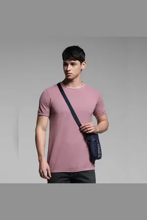 JACK & JONES Purple Crew Neck Knitted T-shirt