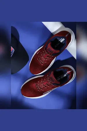JACK & JONES Red Knit Sneakers