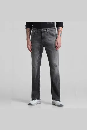 JACK & JONES Grey High Rise Ray Bootcut Jeans