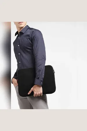 JACK & JONES Black Corduroy Laptop Sleeve