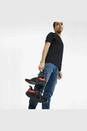 JACK & JONES Black Flex Sole Knit Sneakers