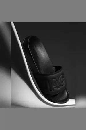 JACK & JONES Black Quilted Logo Pool Sliders