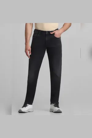 JACK & JONES Grey Low Rise Washed Glenn Slim Jeans