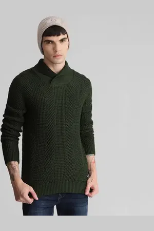 JACK & JONES Dark Green Knitted Sweater