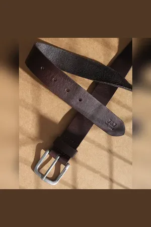 JACK & JONES Brown Leather Belt
