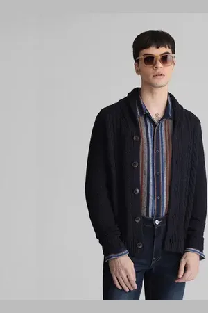 JACK & JONES Dark Blue Knitted Cardigan