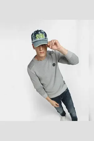 JACK & JONES Grey Pullover