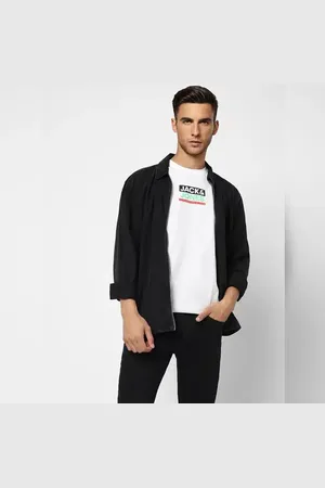 JACK & JONES Black Low Rise Ben Skinny Jeans