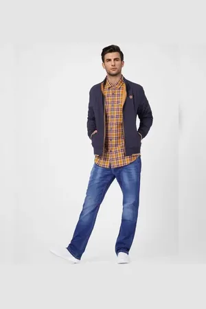 JACK & JONES Brown Check Full Sleeves Shirt