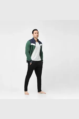 JACK & JONES Black Mid Rise Logo Print Trackpants