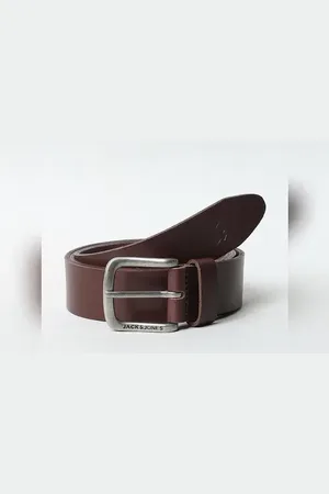 JACK & JONES Brown Leather Belt