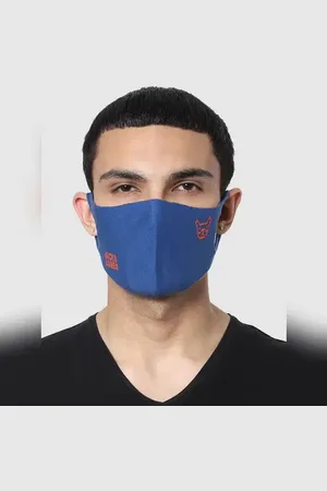 JACK & JONES PACK OF 3 MULTI-COLOURED LOGO PRINT SEAMLESS 2 PLY MASK