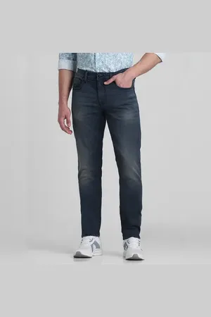 JACK & JONES Dark Blue Low Rise Glenn Slim Fit Jeans