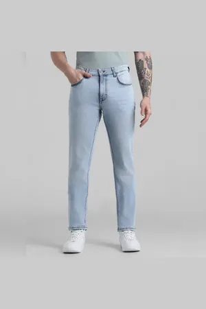 JACK & JONES Light Blue Low Rise Washed Ben Skinny Jeans