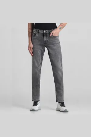 JACK & JONES Grey Low Rise Slim Fit Jeans