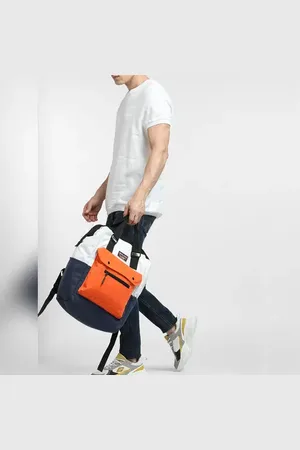 JACK & JONES Blue Colourblocked Backpack