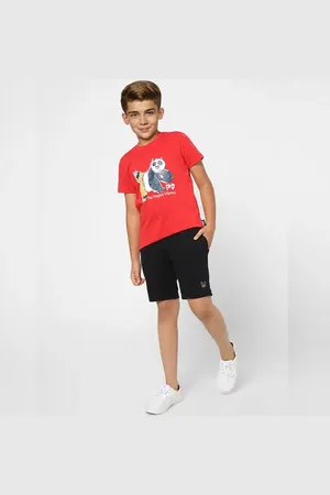 JACK & JONES Boys X Kung Fu Panda Red Graphic Print T-shirt