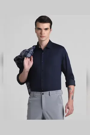JACK & JONES Dark Blue Full Sleeves Shirt