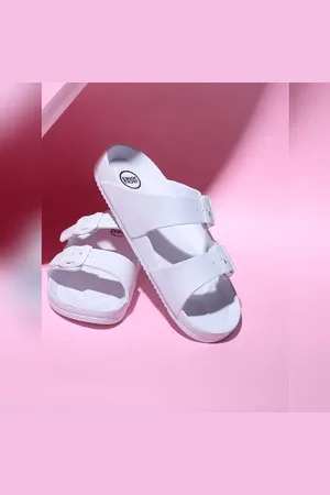 JACK & JONES White Moulded Sandals