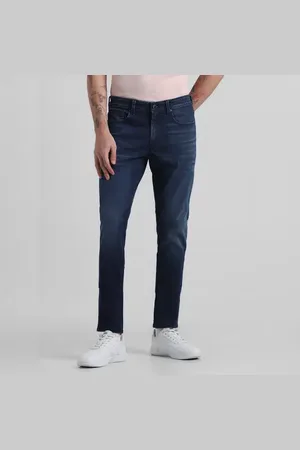 JACK & JONES Dark Blue Low Rise Glenn Slim Fit Jeans