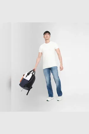JACK & JONES Dark Blue High Rise Ray Bootcut Jeans