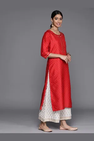 Buy online Red Cotton Kurta Palazzo Set from ethnic wear for Women by Pious  Libas for ₹929 at 70% off | 2024 Limeroad.com