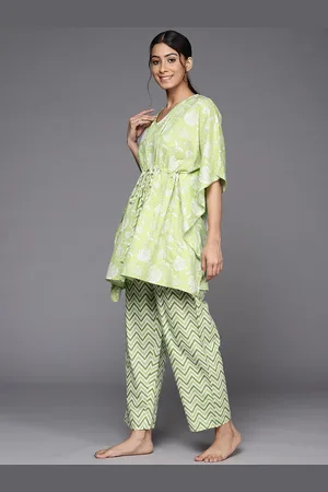 Heart Printed Satin Night Suits - Shop Now – skkinvalue