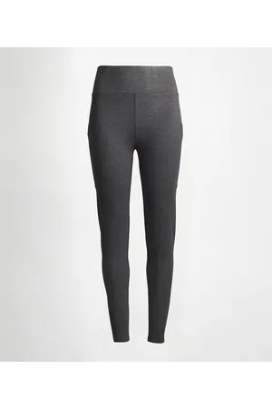 Lou & Grey LOFT Black Flare Leggings Pants Size Large w/Side Pockets