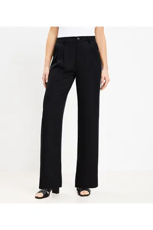 Tall Palmer Wide Leg Pants in Twill