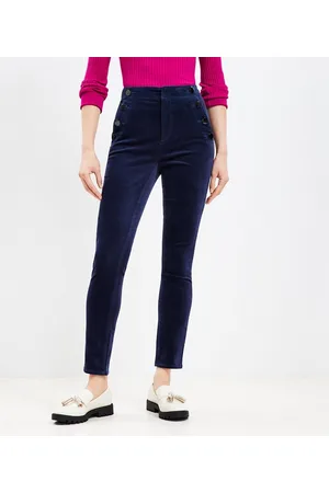 MODA GEORGE ASDA purple stretch cotton jeggings treggings trousers