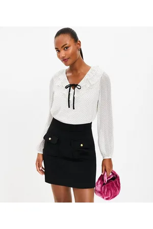 COLLUSION belted micro mini skirt with pleats in black