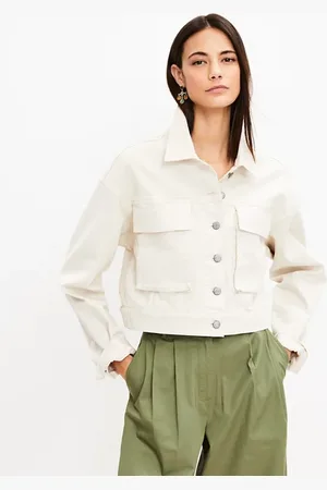 Petite Twill Utility Jacket