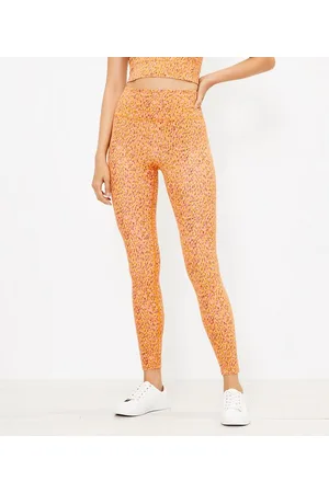 Buy JANASYA Orange Solid Viscose Skinny Fit Women's Leggings | Shoppers Stop