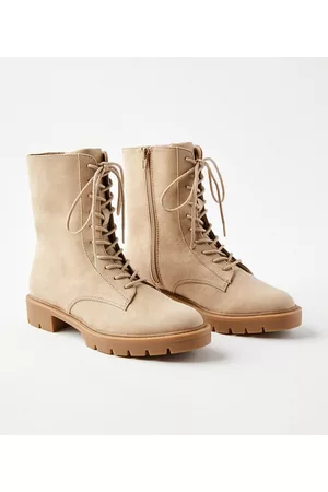 Boots in the color beige for Women on sale
