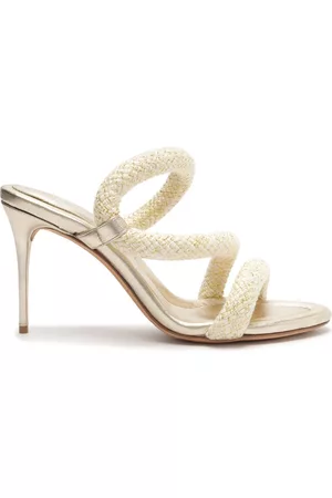 85mm aysha padded lurex sandals