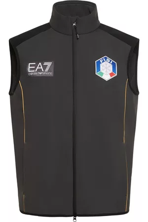 EA7 Men Vests - Fisi Stretch Zip-up Ski Softshell Vest