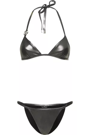 Dolce & Gabbana Women Triangle Bikinis - Laminated Triangle Bikini Set