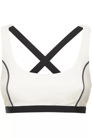 WeWoreWhat Bandeau Sports Bra in Off White