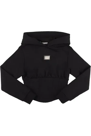 Dolce & Gabbana Logo Print Cotton Sweatshirt Hoodie