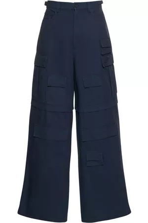 AMBUSH Men Cargo Trousers - Cargo Cotton Wide Pants