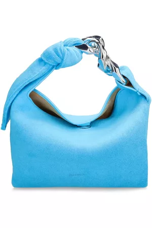JW Anderson Small Knot Chain Leather Top-Handle Bag, 002 Off White, Women's, Handbags & Purses Top Handle Bags