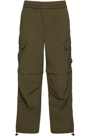 Msgm Men Cargo Trousers - Light Nylon Cargo Pants